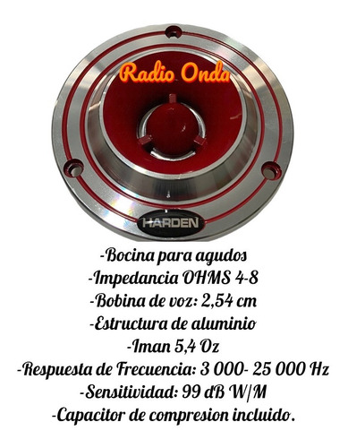 Par De Tweeter Bala Harden