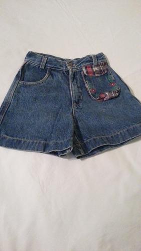 Short Jeans Para Niña Talla 6 