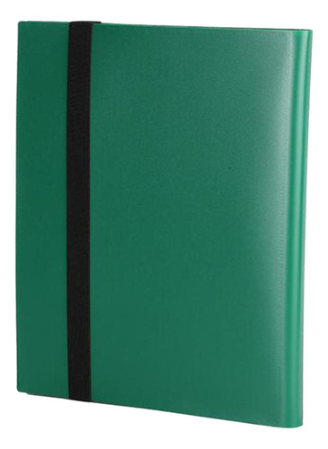 Carpeta De Tarjetas Comerciales De 4 Bolsillos, Verde