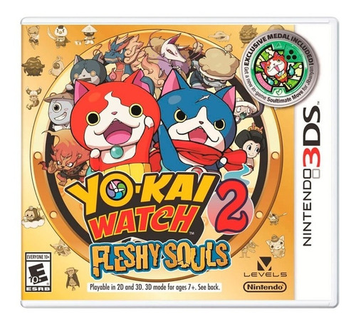 Yo-kai Watch 2 Fleshy Souls Nintendo 3ds Caja Cerrada