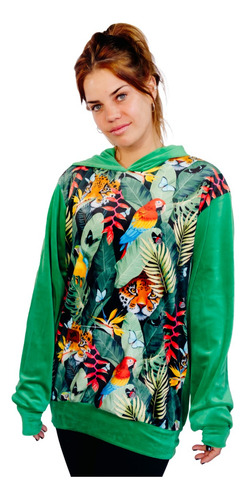 Imagen 2 de 5 de Buzo Hoodie Plush / Mujer