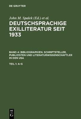 Bibliographien. Schriftsteller, Publizisten Und Literat&-.