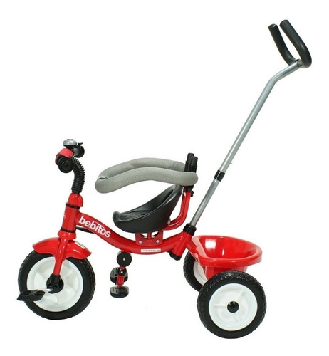 Imagen 3 de 3 de Triciclo multifuncional Bebitos Clásica XG-6419 rojo