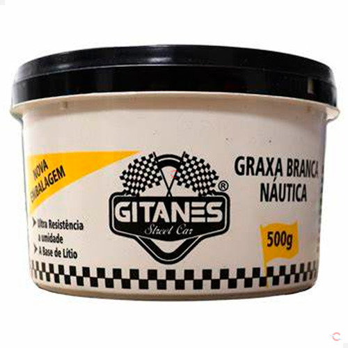 Graxa Branca Lítio Náutica Automotiva Moto Uso Geral Gitanes