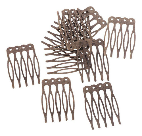 Pinzas Para Peines 2,7 Cm Bronce 2.7cm Bronce 2.7cm