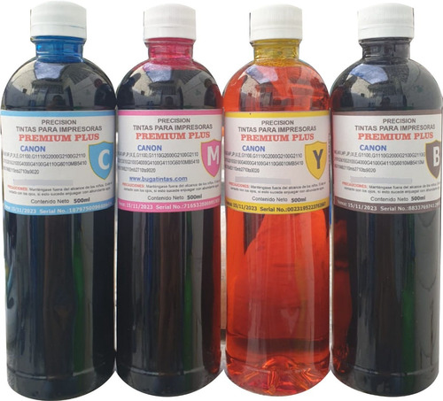 Tinta Para Impresoras Canon G2100 G3100 G3110 G4110 /4x500ml