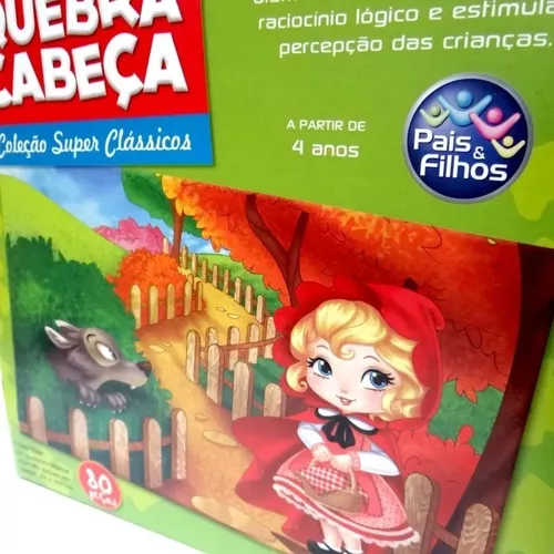 Clássicos em Quebra-Cabeças: Chapeuzinho Vermelho