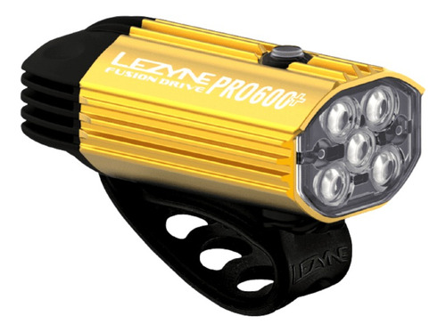 Lámpara Frontal Lezyne Fusion Drive Pro 600+ Gold Edition Color Dorado