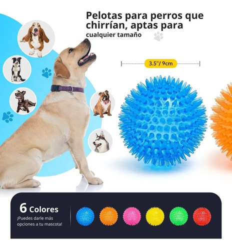 Pelotas Para Perro De Juguete De 3.5 Pulgadas, Juguetes