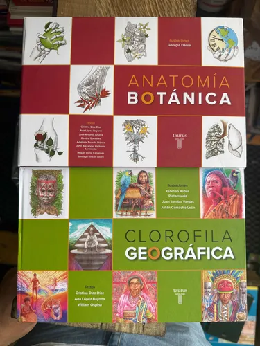 Anatomía Botánica - Clorofila Geográfica - Estuché 2 Libros
