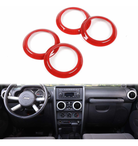 Accesorios De Jeep 4pcs Ac Aire Acondicionado Vent  Fr6aj