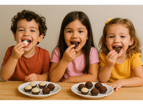 Kit Beijinho E Brigadeiro 1kg Junco Rende 400 Docinhos!!!
