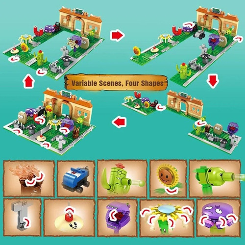 Plantas Vs Zombies Set Armable 687pzs Plantas Contra Zombies (Usado)