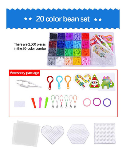 Fusible 20 Colores 2000 Piezas 20 Colores 2000 Piezas 20 Col