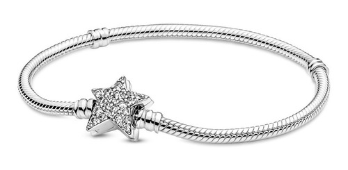 Pulsera Pandora Moments Broche Estrella Brillante Original