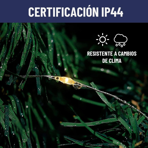 Guirnalda Solar Alambre Hada Maxwell Led Navidad Set 2 X 20m