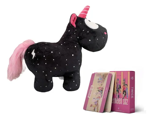 Peluche unicornio negro hotsell