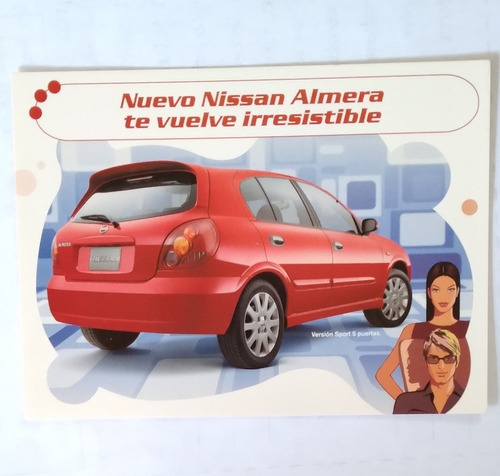 Postal Publicitaria Antigua Nissan Almera
