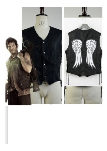 Thewalkingdead Daryl Dixon Chaleco De Cosplay Para Hombre Q