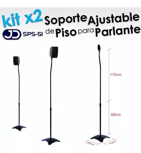 Soporte de suelo de pantalla de altavoz de sonido envolvente, base