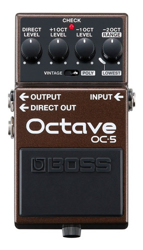 Boss Oc5 Pedal Octavador Para Guitarra Bajo