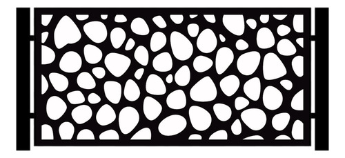 Baranda Terrazas Balcon Y Piletas Chapa Perforada 2m X 1m Gris Oscuro