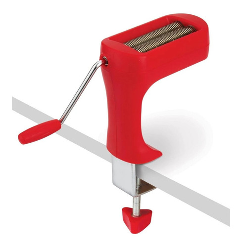 Imagem 2 de 2 de Mini Máquina Para Macarrão Vermelha - Hauskraft