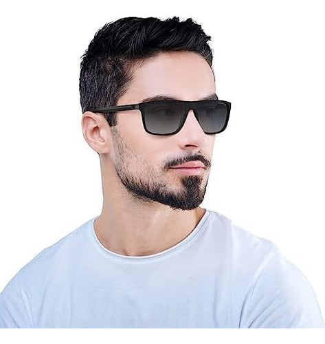 Emporio Armani Ea4033 Gafas De Sol Cuadradas Para Hombre, Po
