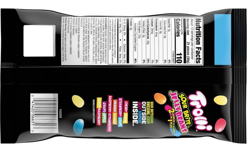 Trolli Sour Brite Jellybeans Agridulce 2 Sabores En 1 Pascua