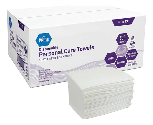 Toallitas Limpiadoras Desechables Para La Piel Medpride De 8