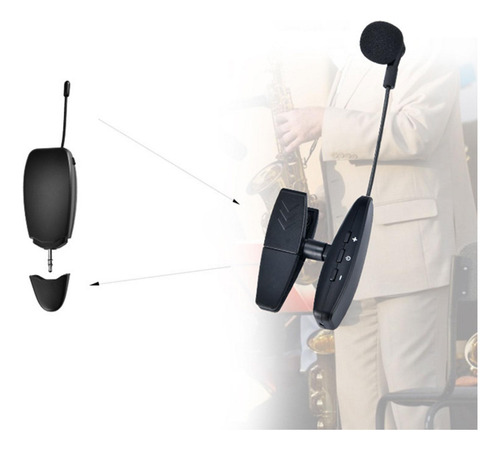 De Micrófono De Instrumentos Micrófono Recargable