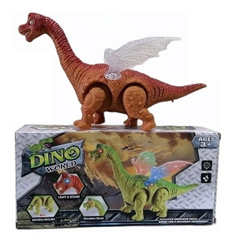 Dinosaurio World Con Alas Luz Sonido Movimiento