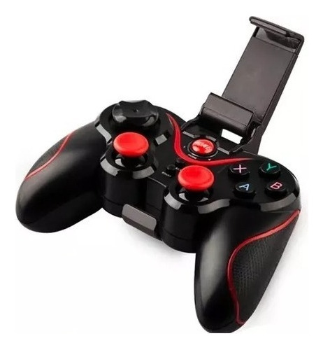 Control Gamepad Mando Bluetooth Android Pc Con Soporte