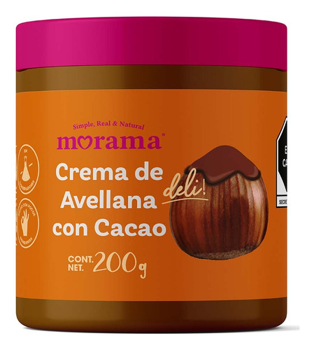 Crema De Avellana Con Cacao Morama De 200gr