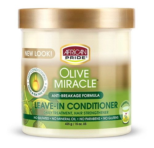 Imagen 1 de 1 de African Pride Olive Miracle Leave-in Con - mL a $87