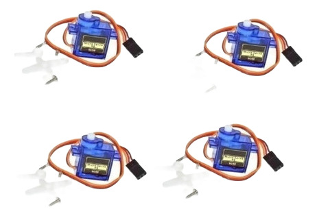 4 X Micro Servo Sg90 9g Aeromodelos / Arduino 180 Graus (fx)