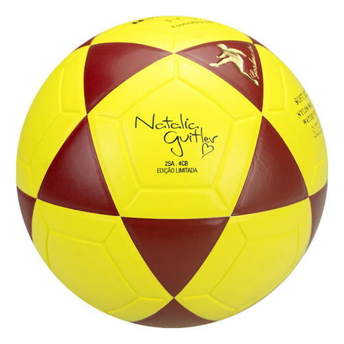 Bola De Futebol Mikasa Ft-5 Nº 5 Unidade X 1 Unidades Cor Amarelo E Vermelho Amarelo/vermelho