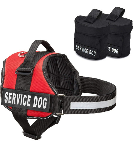 Chaleco Perro De Servicio Correas De Gancho Y Bucle Y M...