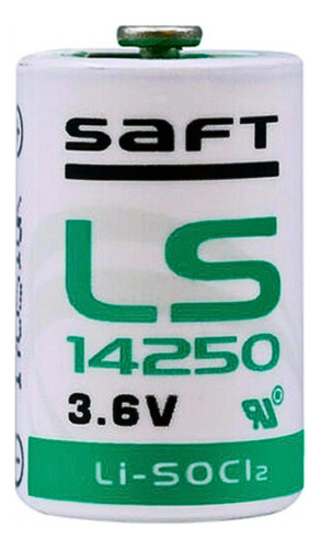 Ls14250 Saft 1/2aa Li-socl2 Ls Cilíndrica