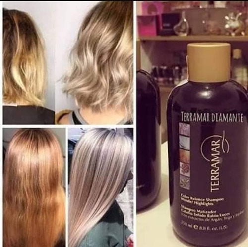 Shampoo Matizador Rubio Con Argan, Trigo Y Jojoba Terramar