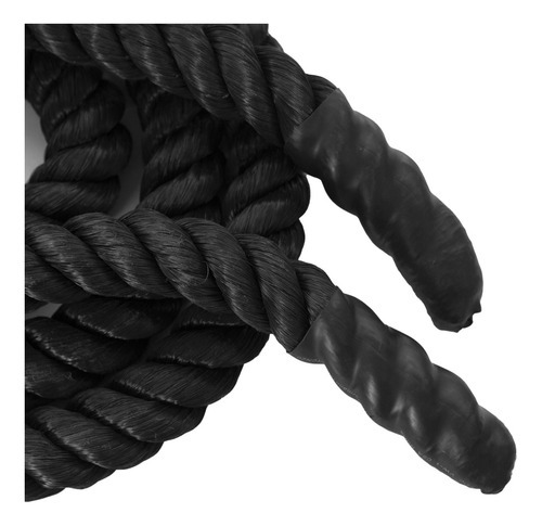 Corda Naval Rope Preta 40mm 5 Metros P/exercício Funcional