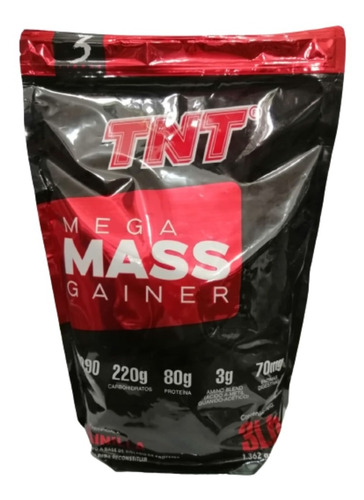 Tnt Mega Mass Gainer 3 Libras - Unidad a $90000