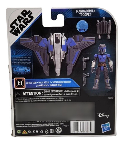 Star Wars Mission Fleet Mandalorian Trooper * (Usado)