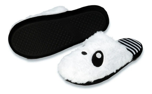 Pantufa Chinelo Mop Confortável Adulta Infantil 34/35 Panda