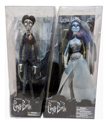 Muñecos El Cadáver De La Novia. Emily Y Víctor. Mcfarlane (Usado)
