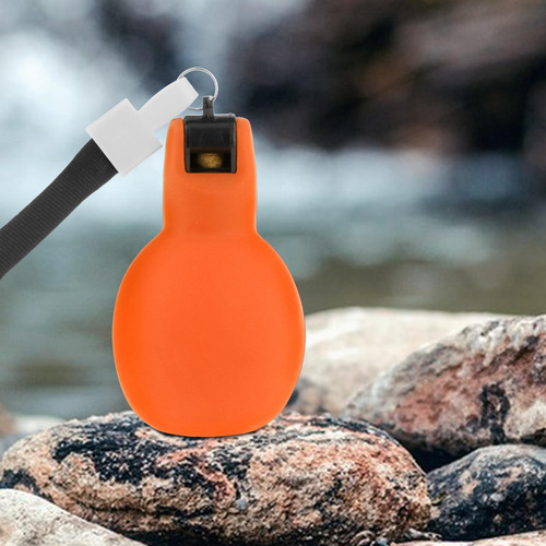 2 Silbatos De Mano Silbatos De Supervivencia, Con Naranja