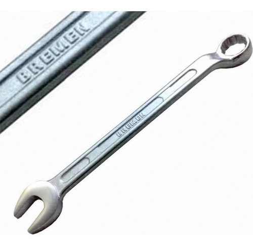 Imagen 2 de 4 de Llave Fija Combinada Acodada Sae 3/8'' Cr V Prof Bremen 3524