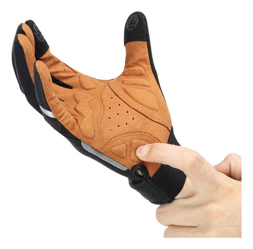 Guantes De Bicicleta Hombre Dedos Completos Mtb Táctiles
