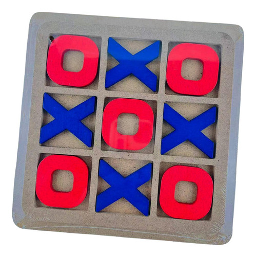 Juego De Madera Toe Tabletop Blocks Estrategia Brain Puzzle