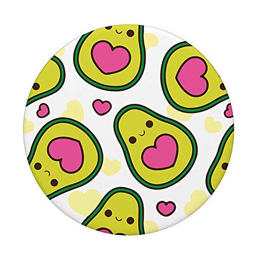 Bonitas Palomitas De San Valentín Con Estampado De Aguacate